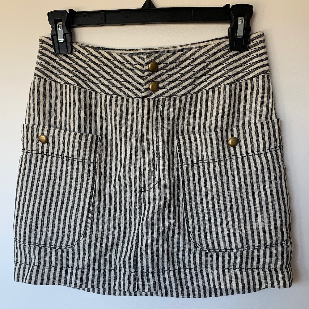 Striped Mini Skirt